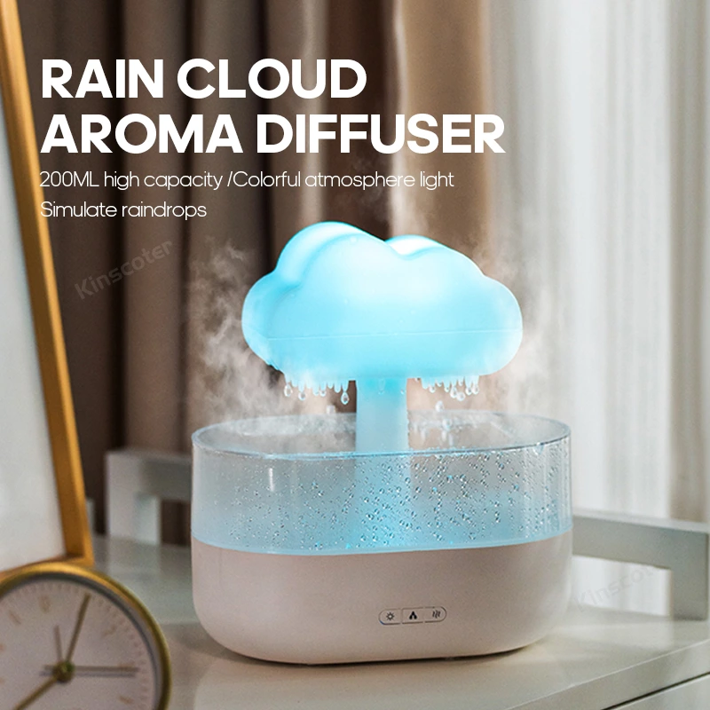 Bring Nature Home! Rain Cloud & Raindrop Aromatherapy Diffuser, Healing Every Moment of Yours