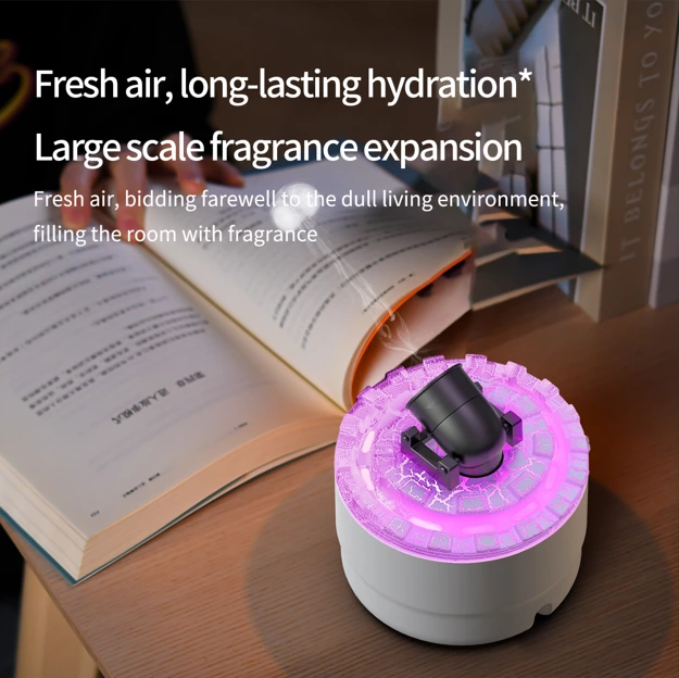 The Creative Cannon Smoke Ring Diffuser lets fragrance and fun go hand in hand.