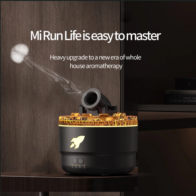 The Creative Cannon Smoke Ring Diffuser lets fragrance and fun go hand in hand.