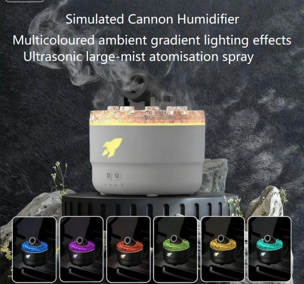 The Creative Cannon Smoke Ring Diffuser lets fragrance and fun go hand in hand.