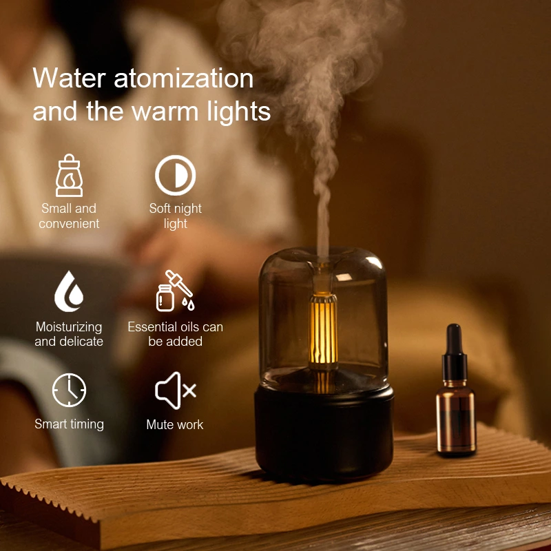 Retro Atmosphere Essential! Retro Lamp Aromatherapy Diffuser, Perfect Blend of Practicality and Aesthetics