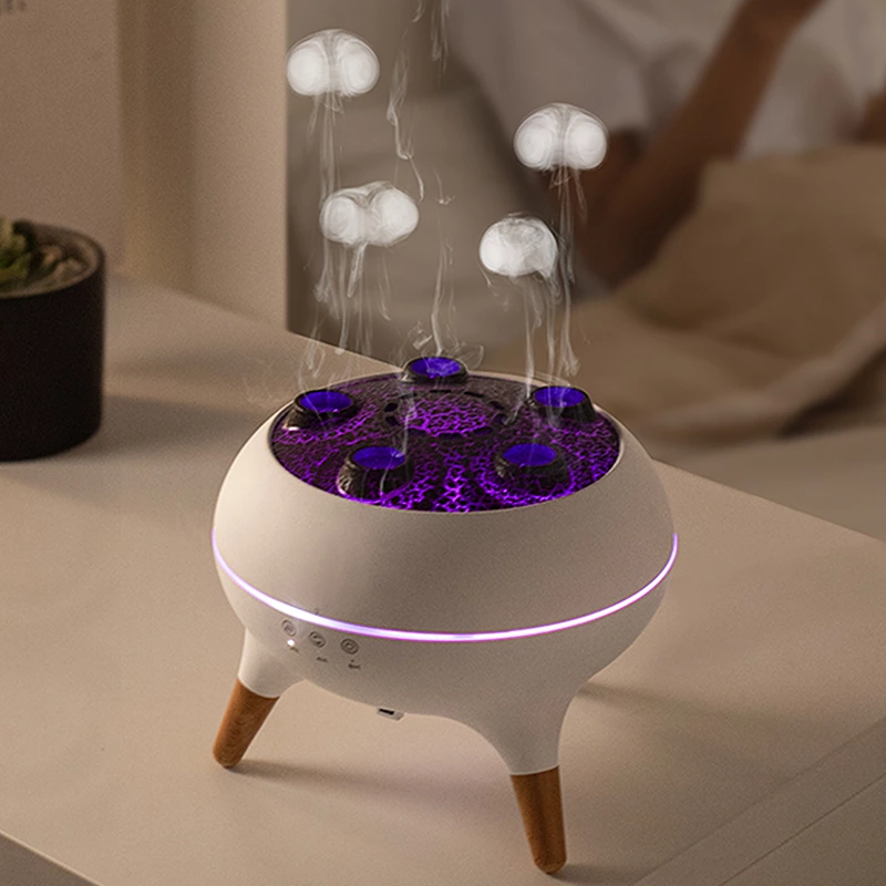 Ocean Healing at Home!  Creative Jellyfish Smoke Ring Aromatherapy Diffuser,  Creative Home Essential