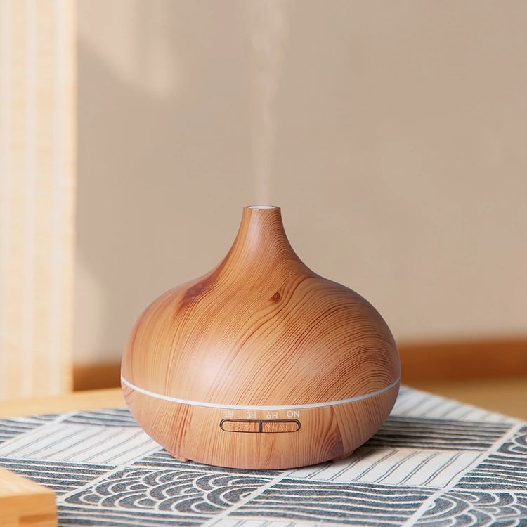 Natural Texture Meets Daily Life! Onion Wood Grain Aromatherapy Diffuser, A Rustic Healing Essential for Large Spaces