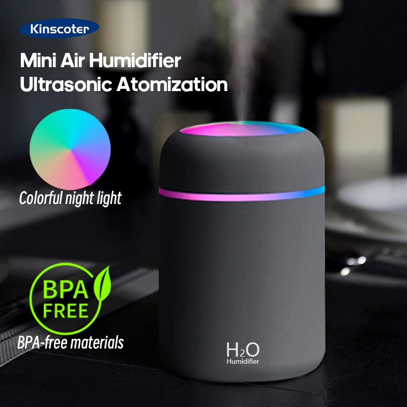 Mini humidifier! Dual-purpose car humidifier night light, portable adaptable to all scenes