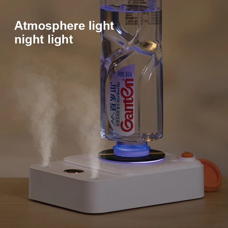 Tankless Portable King! Retro Record Player Humidifier, Humidification + Ambient Light Dual Effects On-the-Go