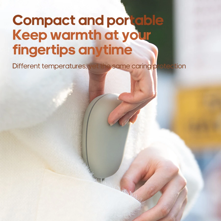 Winter Hand-Warming Freedom! Split-Type Magnetic Hand Warmer, Single/Dual-Hand Use + Long-Lasting Runtime for All Scenarios