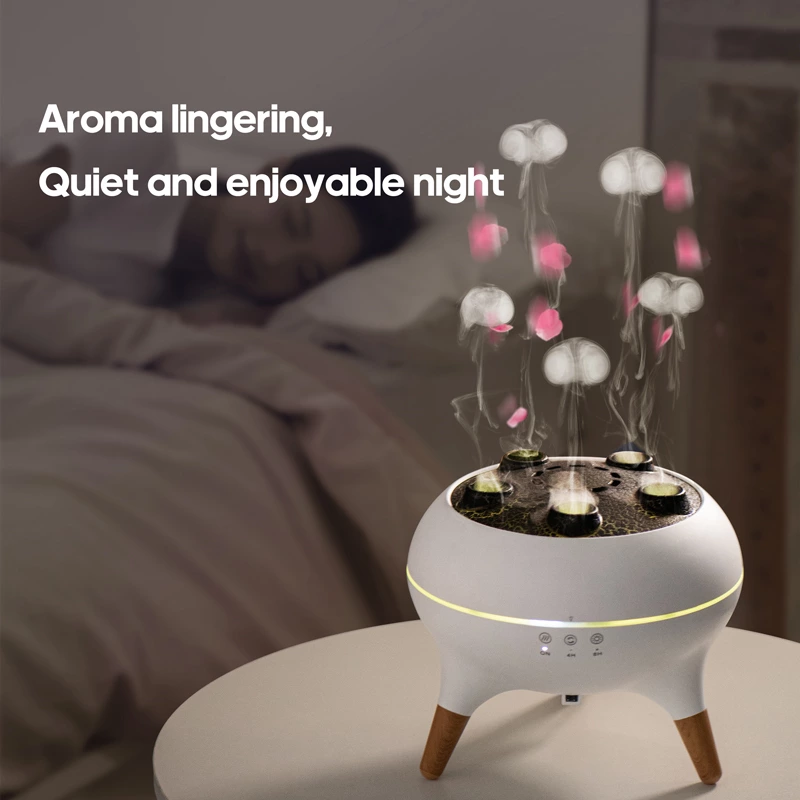 Ocean Healing at Home!  Creative Jellyfish Smoke Ring Aromatherapy Diffuser,  Creative Home Essential