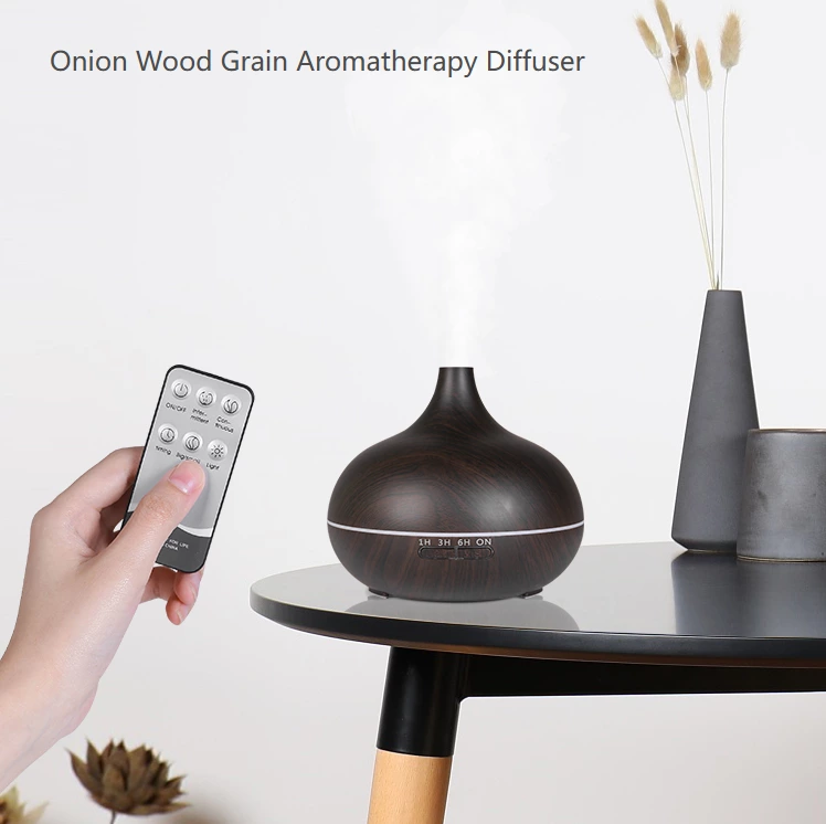 Natural Texture Meets Daily Life! Onion Wood Grain Aromatherapy Diffuser, A Rustic Healing Essential for Large Spaces
