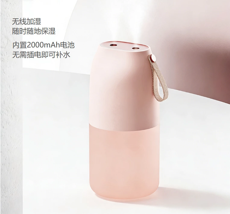 无线加湿随行！便携式加湿器，车载旅行双场景的滋润神器
