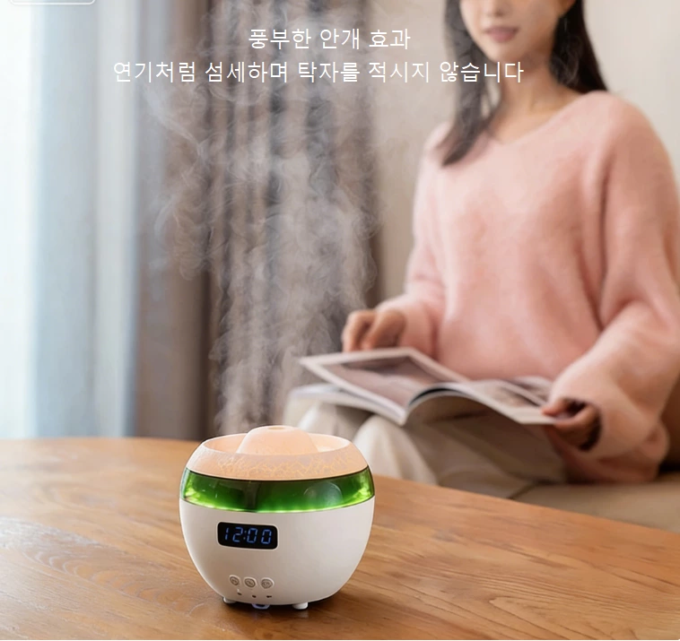 크리에이티브 인터랙티브 새 경험！연기 링 스프레이 아로마 디퓨저, 분위기와 실용성 양방향 향상