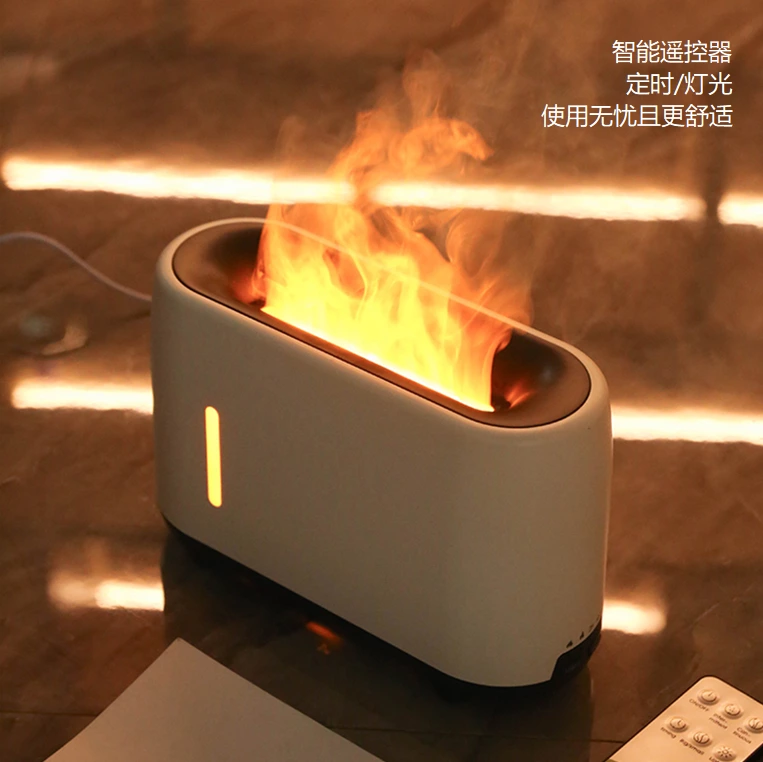多彩火焰治愈到家!仿真火焰香薰机,双效加湿 + 氛围拉满的家居神器
