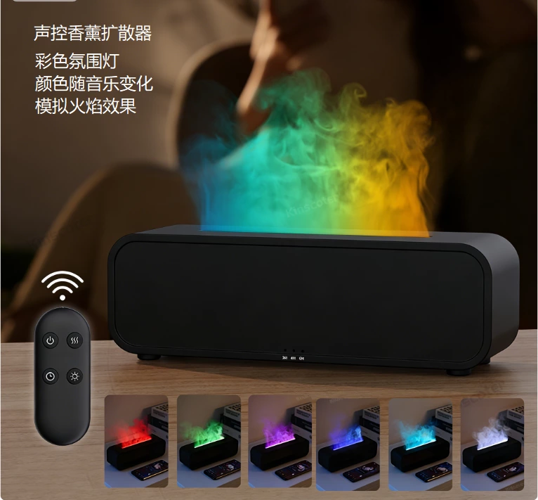 暖感治愈神器！仿真火焰香薰机，双效加湿 + 多彩氛围的家居新宠