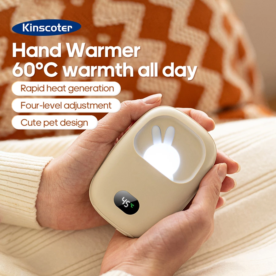 Winter Cute Hand Warmer Essential! Cartoon Hand Warmer, Precise Temperature Control for All