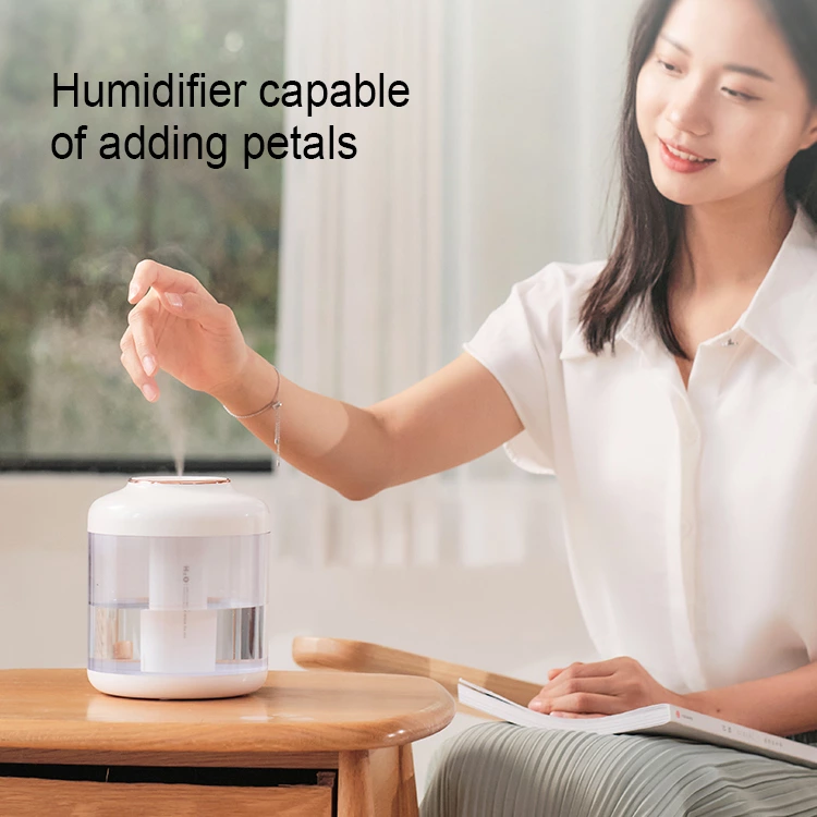 Wireless Dual-Spray Humidifier: Large-Capacity Quiet Model for All Scenarios