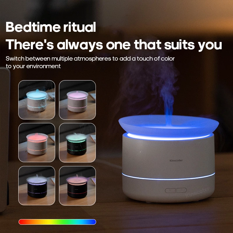 Cloudy Healing Arrives! Sea of Clouds Aromatherapy Diffuser, Dual Humidification + Zen Ambience for All Scenarios
