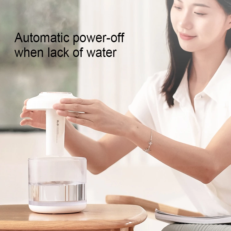 Wireless Dual-Spray Humidifier: Large-Capacity Quiet Model for All Scenarios