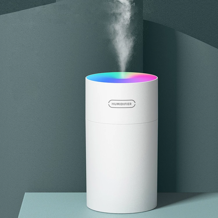 Mini Dual-Use Humidifier Essential! Mini Air Humidifier, Running Light + Quiet for All Scenarios