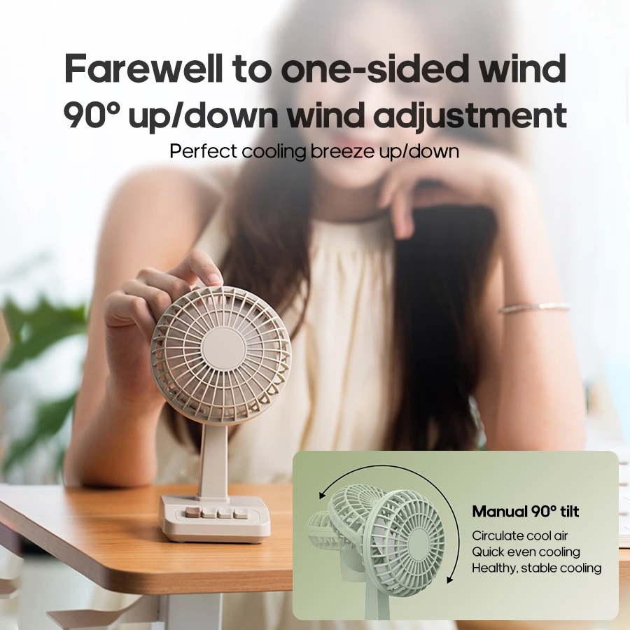 Retro Desktop Fan | The New Ambient Cooling Choice for 2026, Blending Retro Aesthetics with Practical Functions