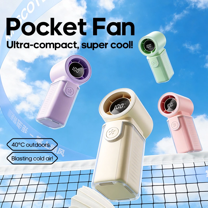Mini Handheld High-Speed Fan | A Pocket-Sized Cooling Essential, Big Power in a Small Package
