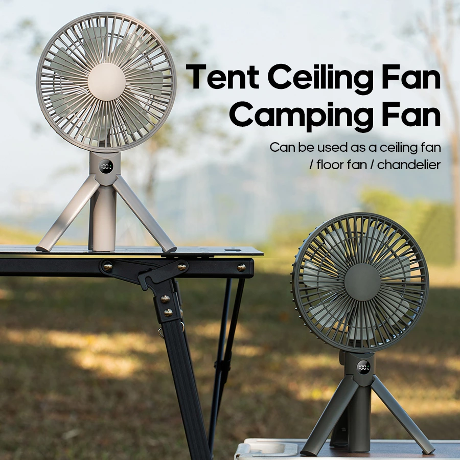 Multi-Scene Handheld & Desktop Fan | Foldable Tripod Design, Unlock All-Round Cooling
