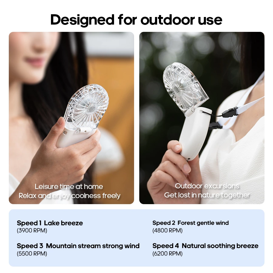 Mini Foldable Handheld Fan | Customized for the Japanese Market, A 3-in-1 Portable Cooling Essential