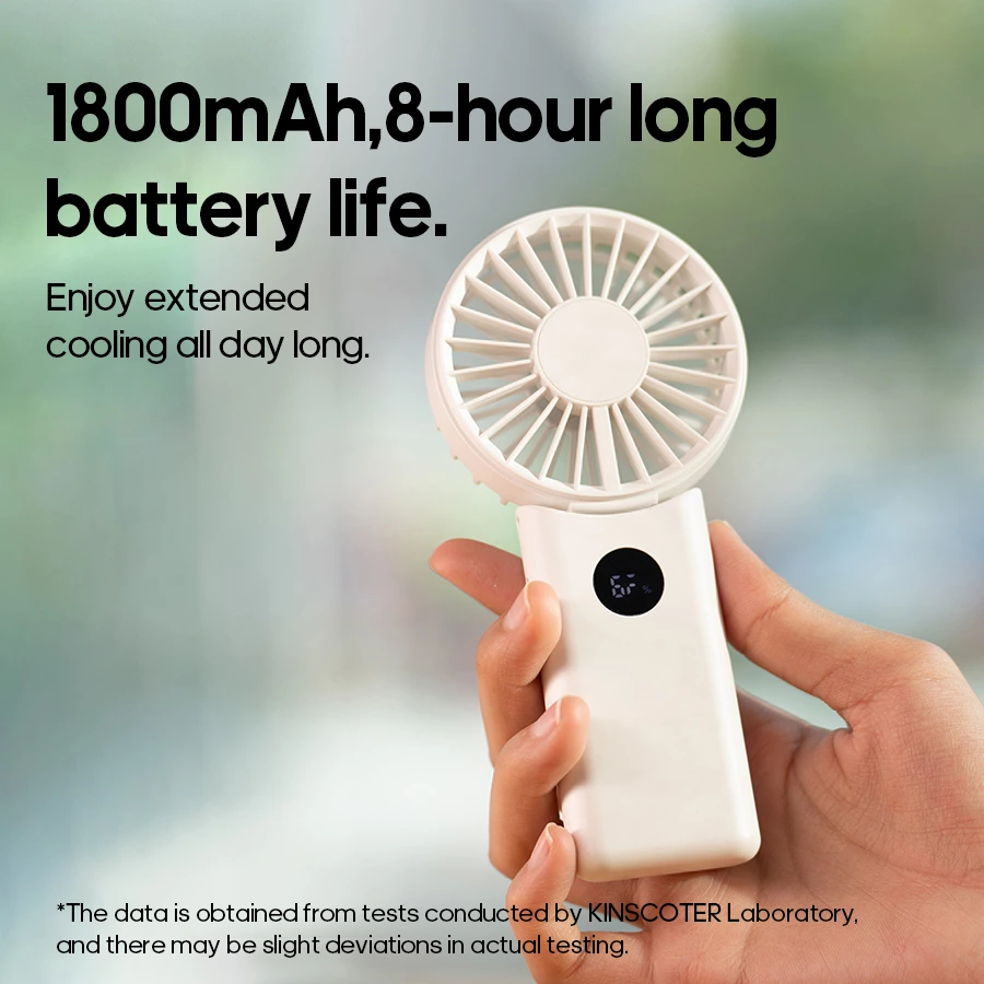 3-in-1 Foldable Mini Fan | 180° Folding Technology, Palm-Sized Cooling for All Scenes