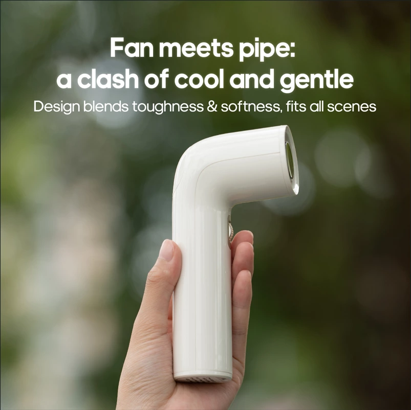 R-Curve High-Speed Handheld Fan | 16000RPM Extreme Wind + 100-Speed Adjustment, Flagship Portable Cooling