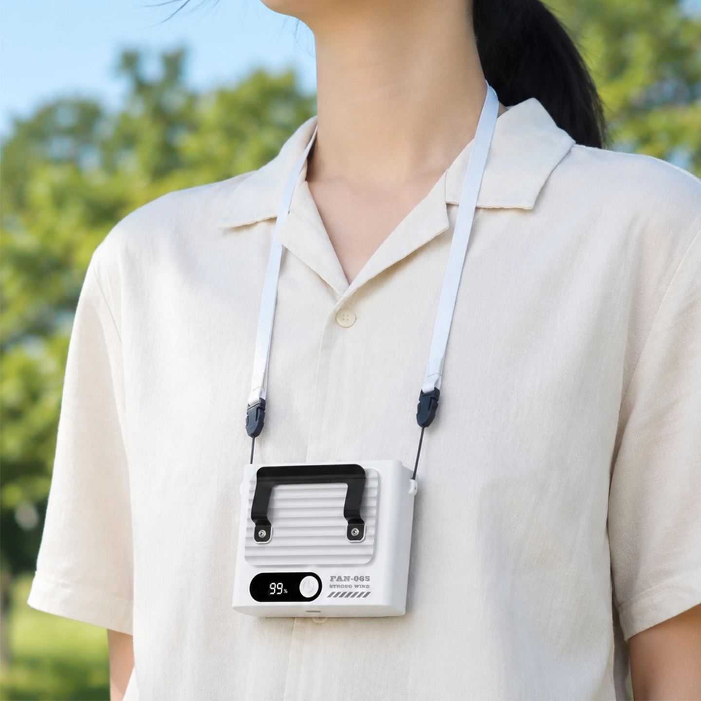 KC-F65 Ultra-Slim Wearable Waist Fan