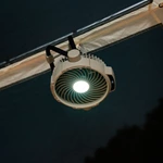 KC-F97 Rechargeable Outdoor Camping Fan with LED Light