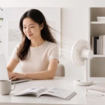 KC-F17 Rechargeable Oscillating Desk Fan