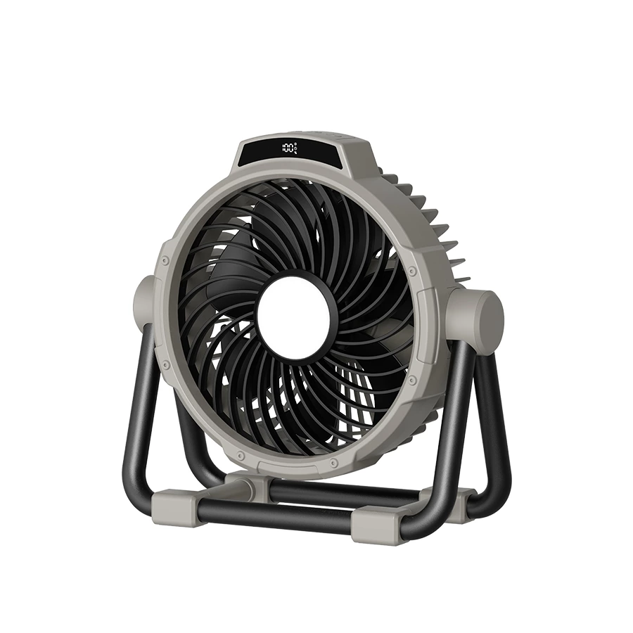 KC-F97 Rechargeable Outdoor Camping Fan with LED Light