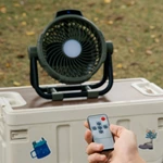 KC-F97 Rechargeable Outdoor Camping Fan with LED Light