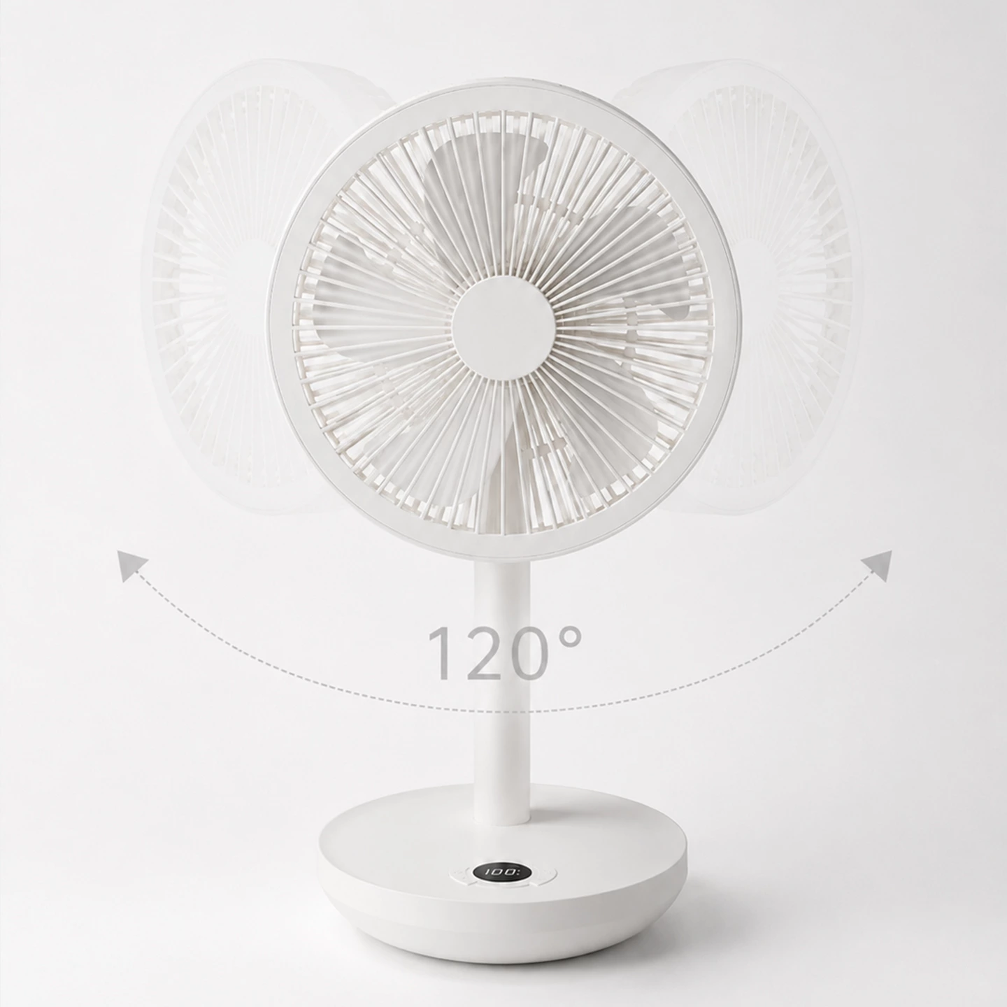 KC-F17 Rechargeable Oscillating Desk Fan
