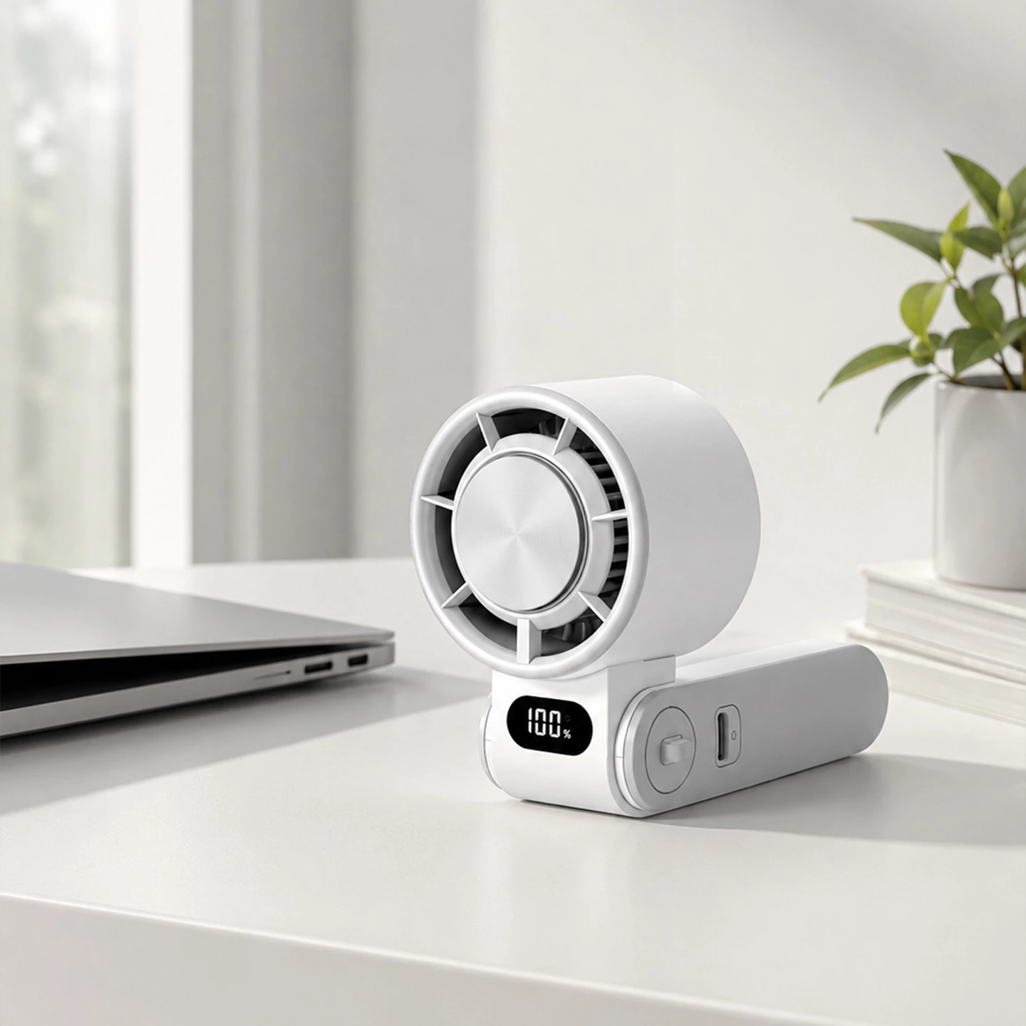 KC-F53K High-Speed Handheld Cooling Fan with Semiconductor Cooling Plate