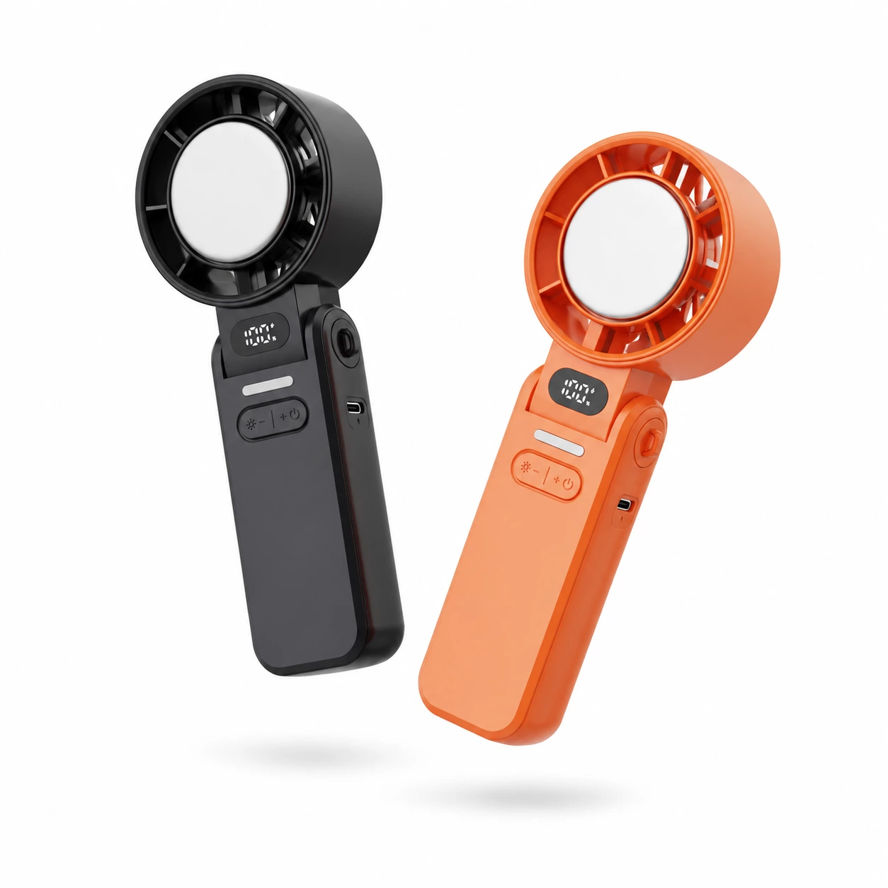 KC-F57 High-Speed Handheld Cooling Fan with Extra-Large Cooling Plate