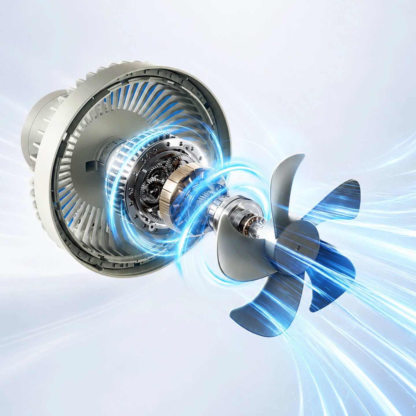 KC-F18 Split-Type Camping Fan with Lantern and Power Bank