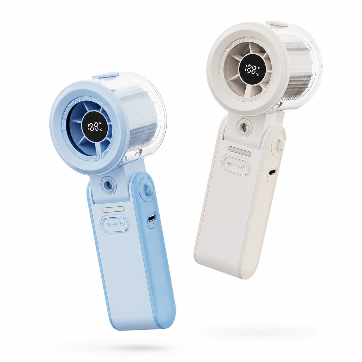 (TBD)Foldable Handheld Misting Fan