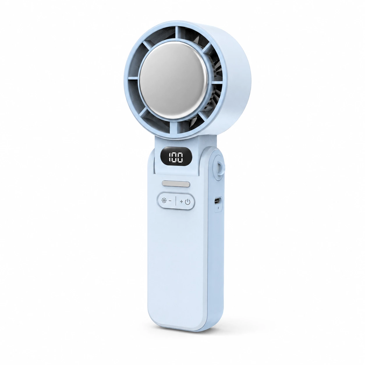 KC-F57 High-Speed Handheld Cooling Fan with Extra-Large Cooling Plate