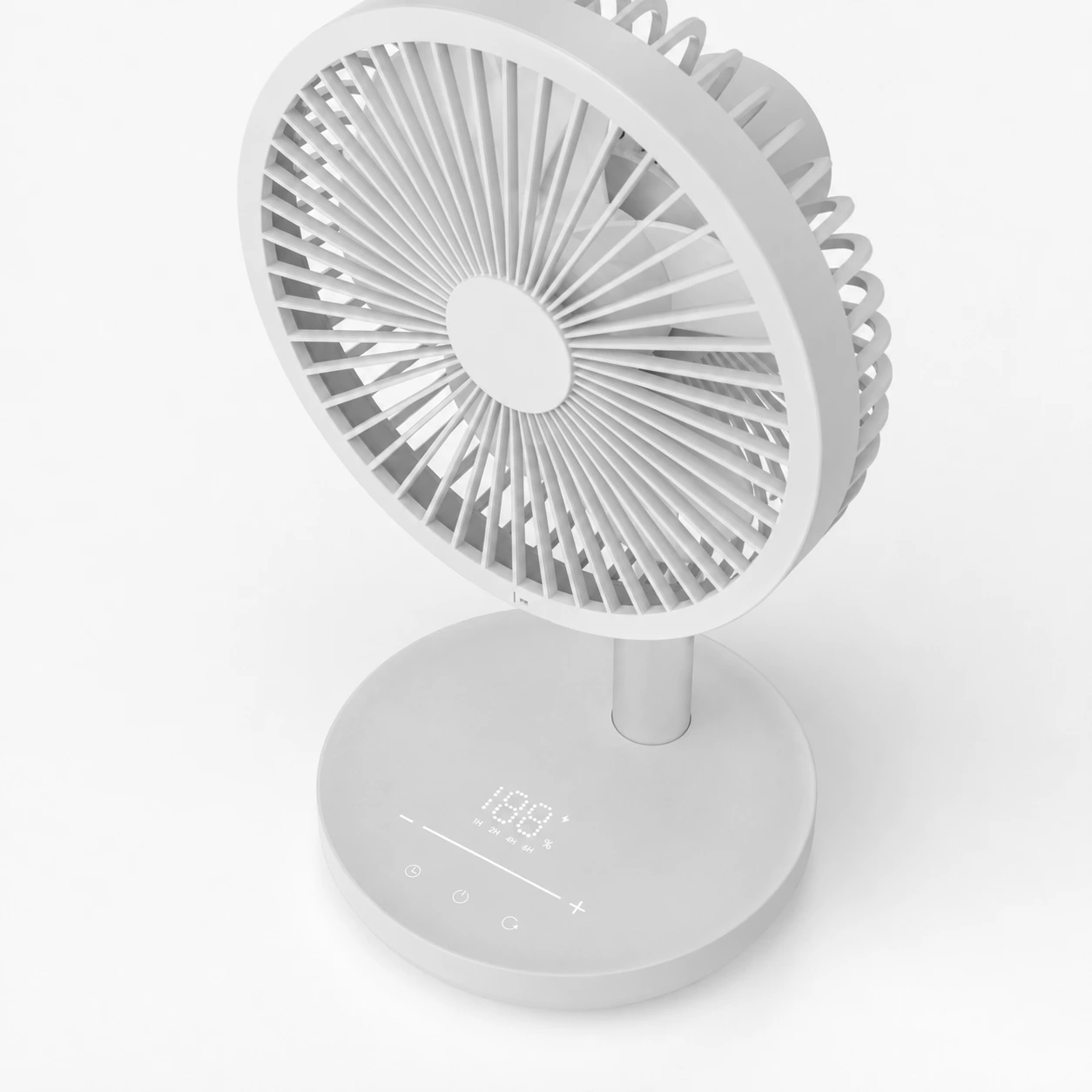 KC-F17T Rechargeable Oscillating Desk Fan with Touch Control